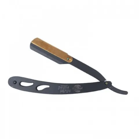 Brzytwa do golenia na żyletki szawetka Nisman Metalowa Barber Razor Black & Gold