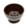 Ceramiczna miska do golenia brązowa