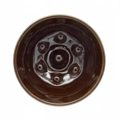 Ceramiczna miska do golenia brązowa