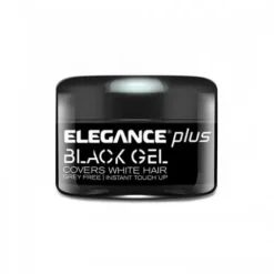 Żel do farbowania siwych włosów Elegance Plus Covers White Hair Gel Black 100 ml