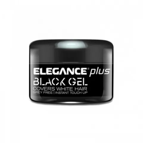 Żel do farbowania siwych włosów Elegance Plus Covers White Hair Gel Black 100 ml