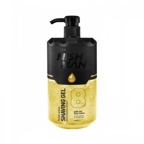 Żel do golenia Nishman Shaving Gel No.8 Fresh Active Gold One 1000 ml