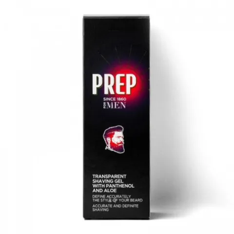 Żel do precyzyjnego goleniaPrep For Men Shaving Gel z Pantenolem i ekstraktem z aloesu 100 ml