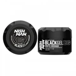 Żel odsiwiacz do włosów Nishman Black Gel White Coverage 300 ml