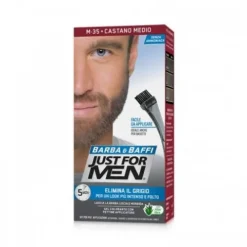 Farba do brody maskująca siwiznę Just For Men Beard Color Medium Brown M-35