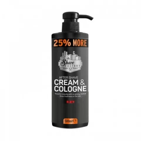 Krem - woda kolońska po goleniu The Shave Factory Cream & Cologne Ruby 500 ml
