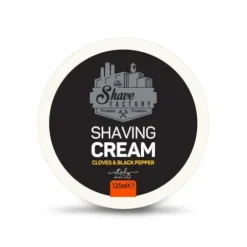 Krem do golenia The Shave Factory Cloves & Black Pepper Shaving Cream 125 ml