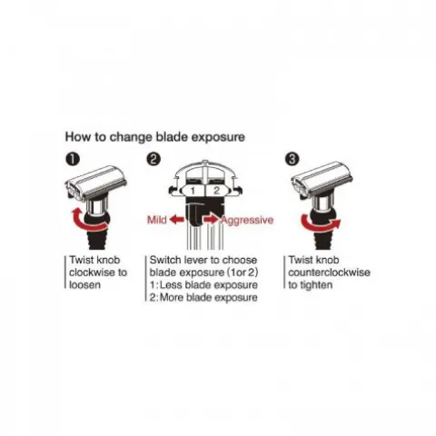 Maszynka do golenia na żyletki Feather Adjustable DER-A Safety Razor