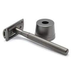 Maszynka do golenia ze stojakiem Shlyuz F-16 Gunmetal DE Safety Razor With Stand