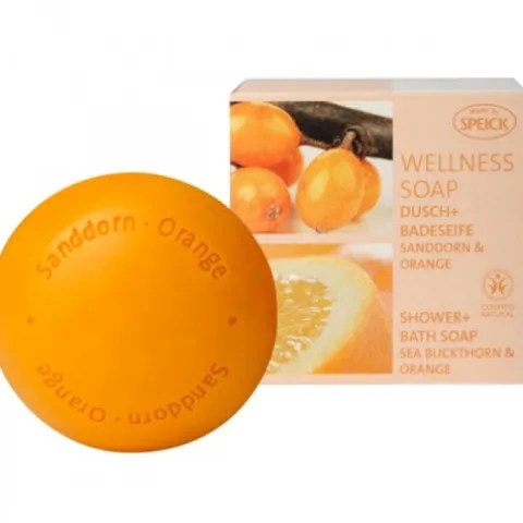 Mydło kąpielowe Speick Wellness Soap Sea Buckthorn & Orangez ekstraktem z rokitnika i pomarańczy 200 g