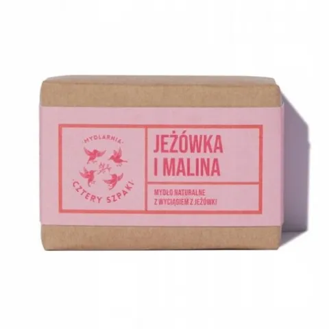 Mydło w kostce Cztery Szpaki Jeżówka Malina 110 g
