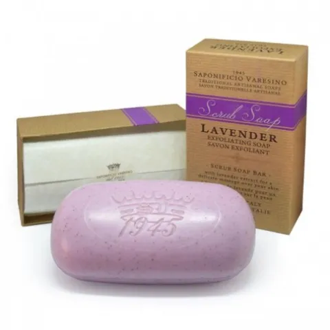 Mydło-scrub Saponificio Varesino Lavender Scrub Soap 300 g