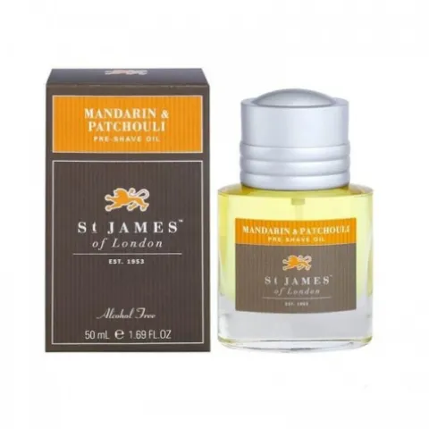 Olejek przed goleniem St. James of London Mandarin & Patchouli 50 ml