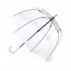 Parasolka damska przeźroczysta Fulton Birdcage-1 White L041 (6F002)