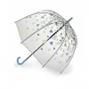 Parasolka damska przeźroczysta Fulton Birdcage-2 Falling Daisies L042 (7S3387)