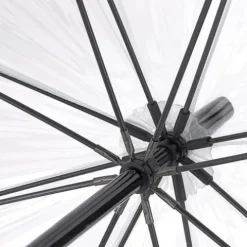 Parasolka damska przeźroczysta Fulton Birdcage-1 White L041 (6F002)