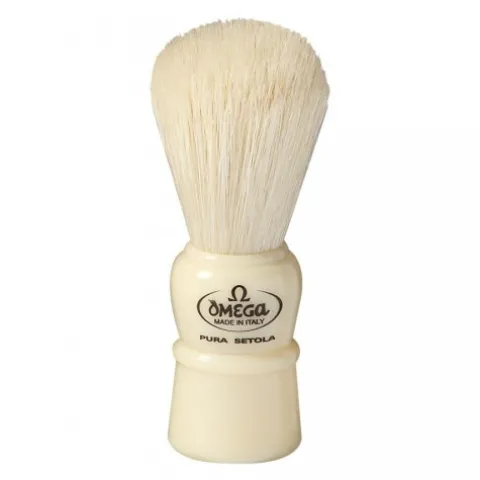 Pędzel do golenia Omega 10086 dzik biały