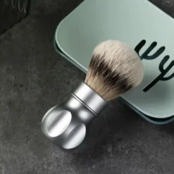 Pędzel do golenia Yaqi Brush M230538-MC borsuk matowy chrome