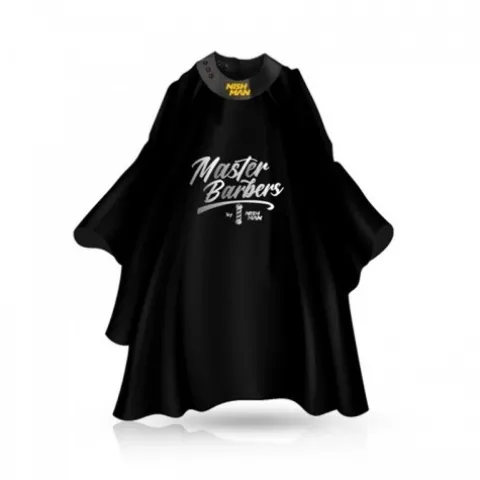 Peleryna fryzjerska Nishman Barber One Cape Black Czarna