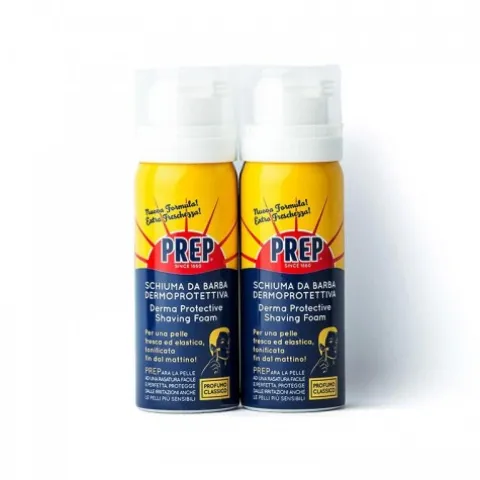 Pianka do golenia Prep Derma Protective Shaving Mini Foam 2 X 50 ml