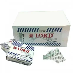 Połówki żyletek Lord 10x100 Platinum Saloon 1000 szt