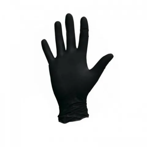 Rękawice nitrylowe bez pudru Mercator Nitrylex Black Protective Gloves rozmiar S