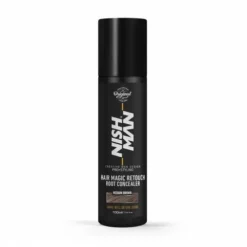 Spray do maskowania siwych włosów Nishman Hair Magic Retouch Root Concealer "Medium Brown" 100 ml