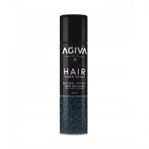 Sprej włoknisty do włosów czarny Agiva Hair Fiber Spray BLACK 150ml