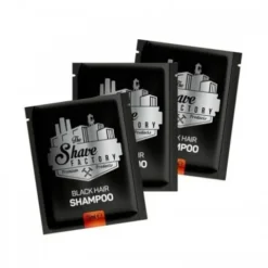 Szampon do maskowania włosów The Shave Factory Black Hair Shampoo 10 x 25ml