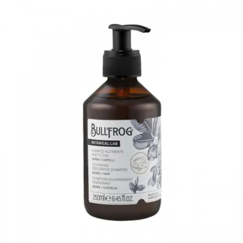 Szampon do włosów i brody Bullfrog Botanical Lab nourishing restorative shampoo 250ml