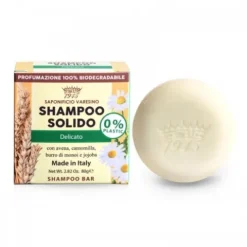 Szampon do włosów w kostce Saponificio Varesino Shampoo Solido Delicato 80 g