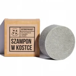 Szampon do włosów w kostce detoksykujący Cztery Szpaki 75ml