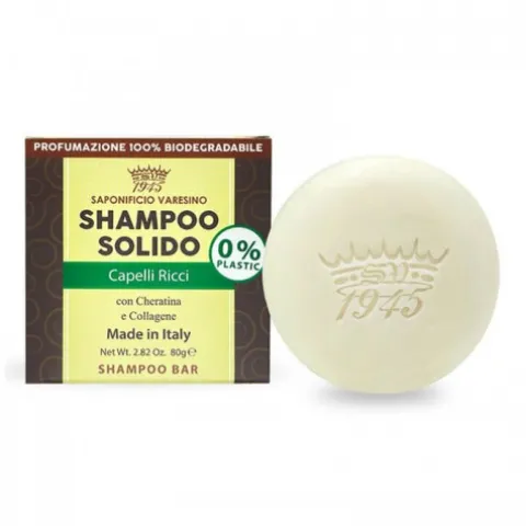 Szampon do włosów w kostce Saponificio Varesino Shampoo Solido Capelli Ricci 80 g