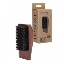 Szczotka do brody Lussoni Rectangular Natural Beard Brush