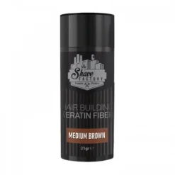 Włókna keratynowe do zagęszczenia włosów Shave Factory Keratin Fiber Medium Brown 21g