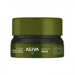 Wosk-pasta matowa do stylizacji do włosów Agiva Hair wax matte paste 03 green 155ml