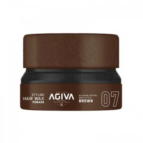 Wosk-pomada do stylizacji włosów Agiva Hair wax pomade 07 brown 155ml