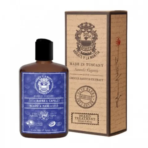 Wzmacniający szampon do brody i włosów Abbate Y La Mantia Strengthening Beard & Hair Wash 250 ml