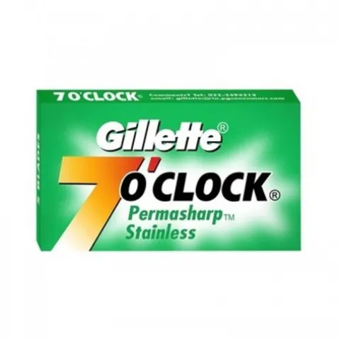 Żyletki Gillette 7 O’Clock Permasharp Stainless 10 szt