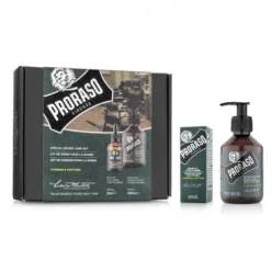 Zestaw do brody Proraso Duo Pack Oil + Shampoo Cypress & Vetyver
