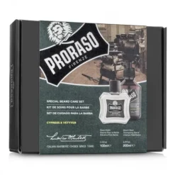 Zestaw do brody Proraso Duo Pack Balm + Shampoo Cypress & Vetyver