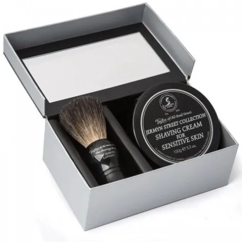 Zestaw do golenia na prezent Taylor of Old Bond Street Shaving Brush & Jermyn Street Collection Shaving Cream 150 g