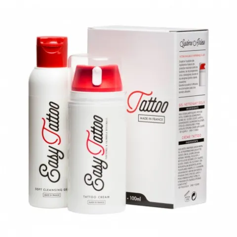 Zestaw do tatuażu Easy Tattoo 100 ml KREMU + 125 ml ŻELU