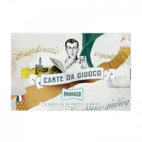 Zestaw kart do gry Proraso Carte Da Giuoco