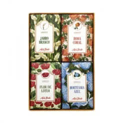 Zestaw mydeł Ach. Brito Flores Soap Box 4 x 75 g